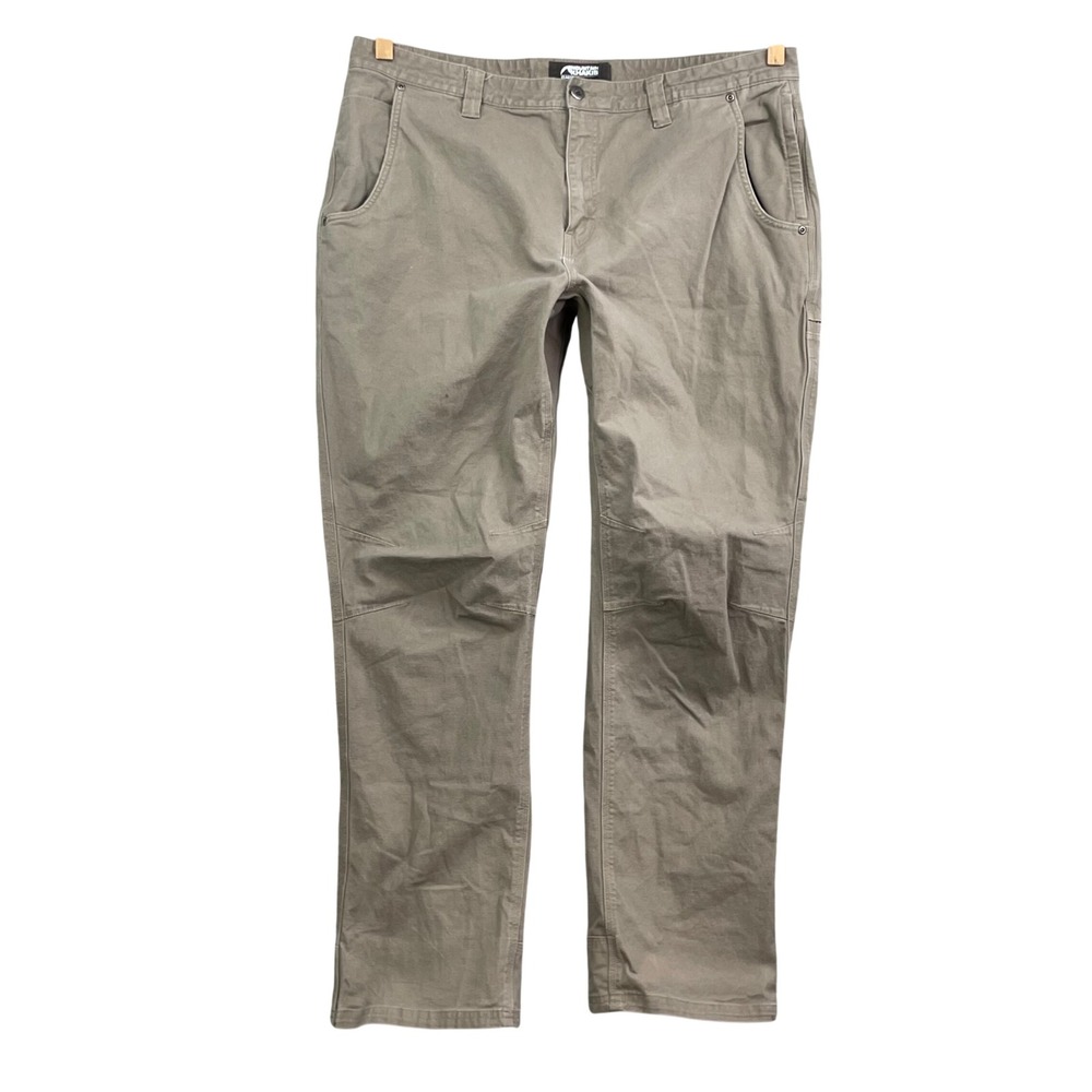 Mountain Khakis Pants Men 38x31 Brown Classic Fit Canvas Outdoor Hiking Gorpcore